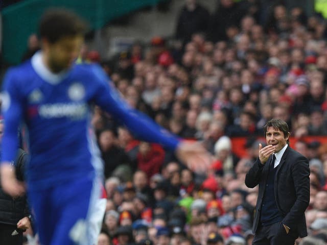 Conte has seen his side's 13-point lead gradually decrease