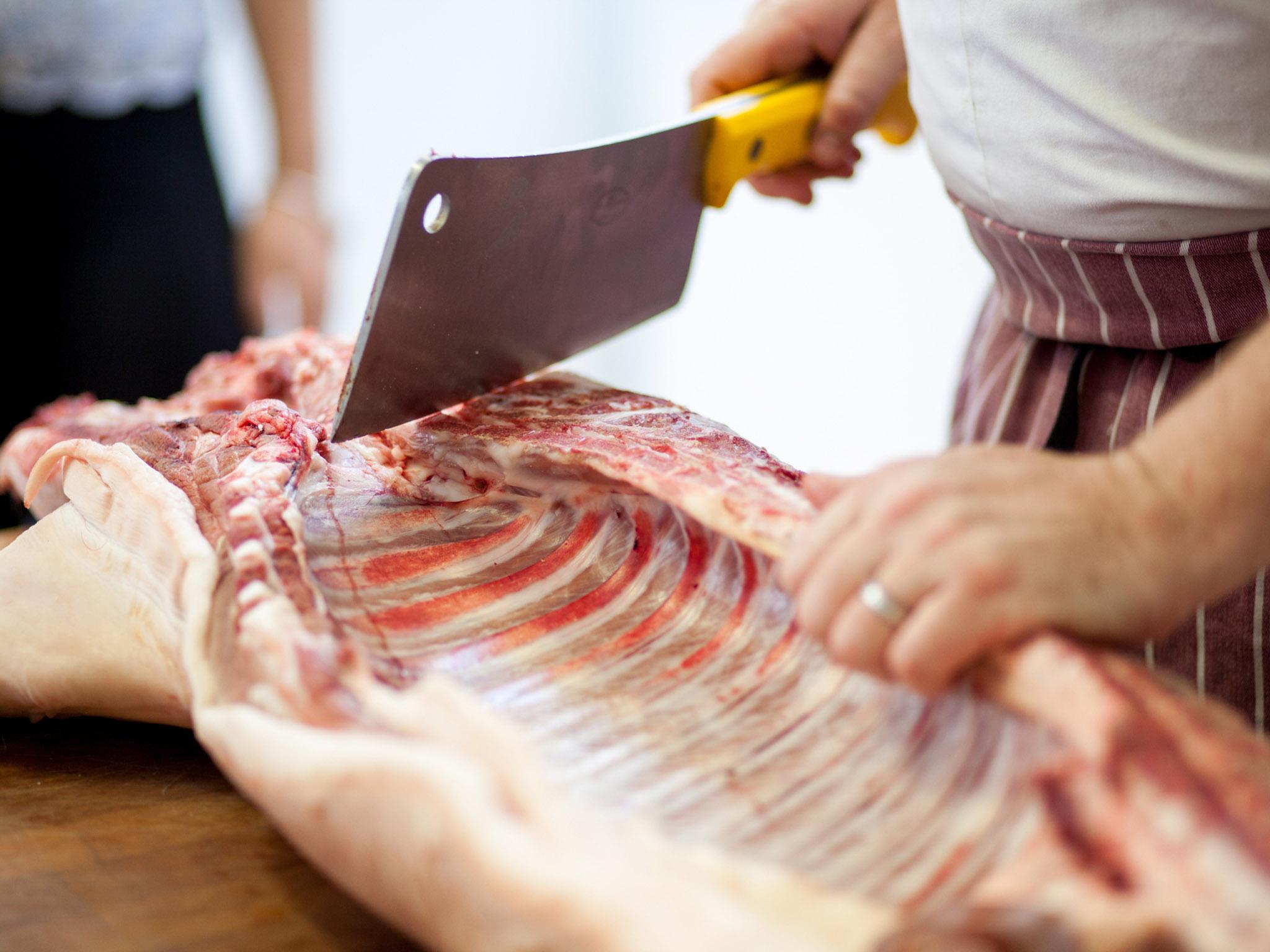 Hartstone, chef of La Fosse, uses as much of the pig carcass as possible