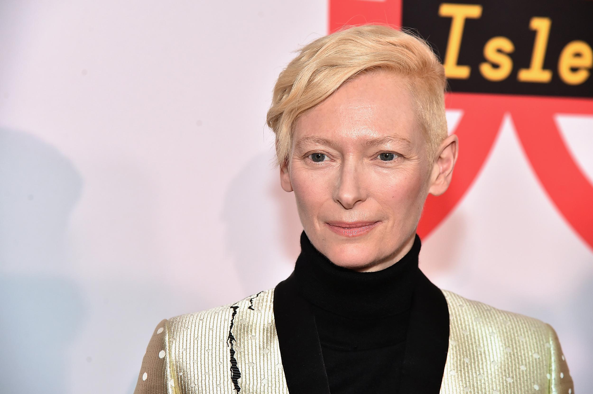 Actress Tilda Swinton has revealed her and her husband are polyamorous