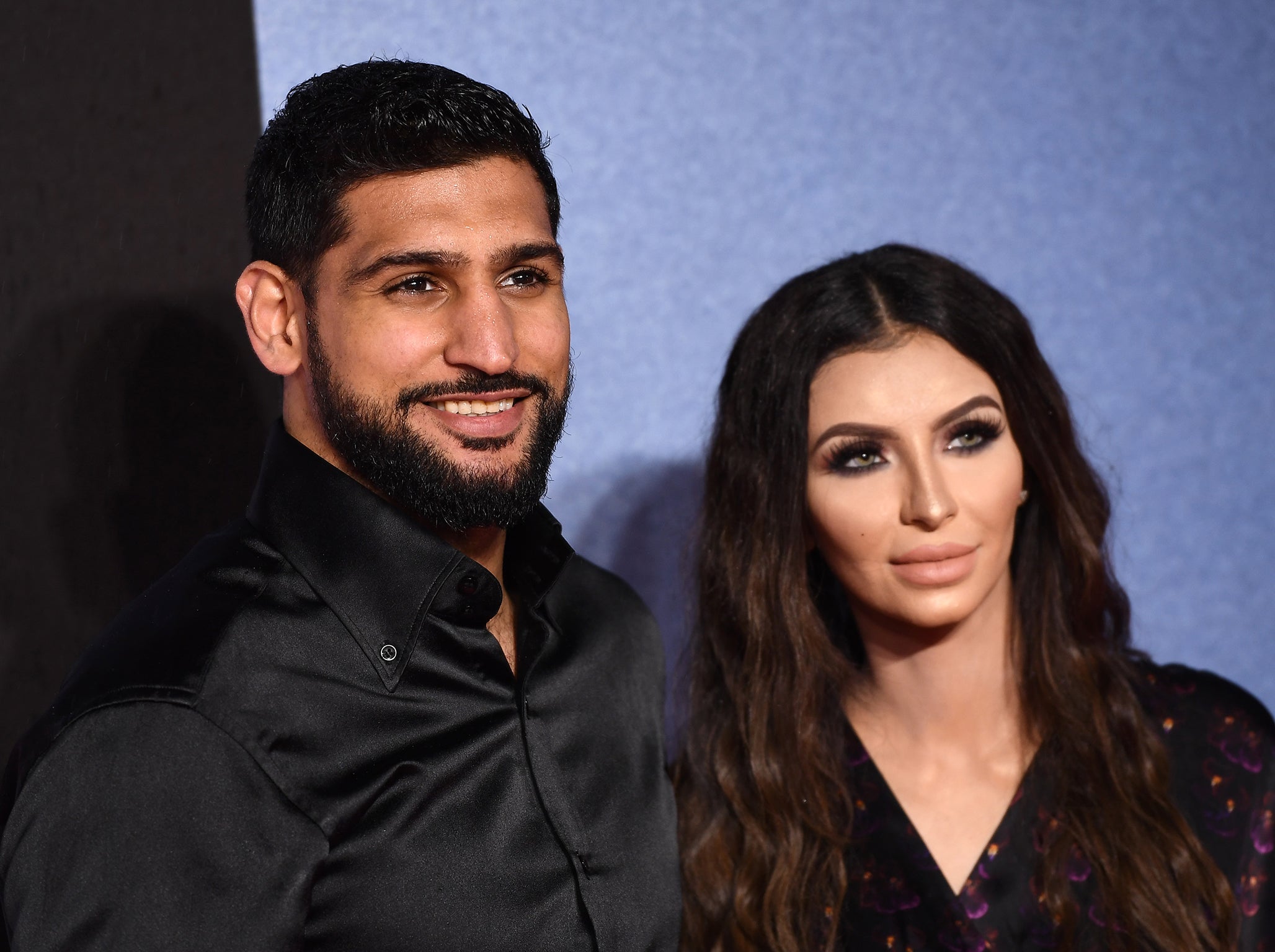 Amir Khan and his wife Faryal Makhdoom in 2018