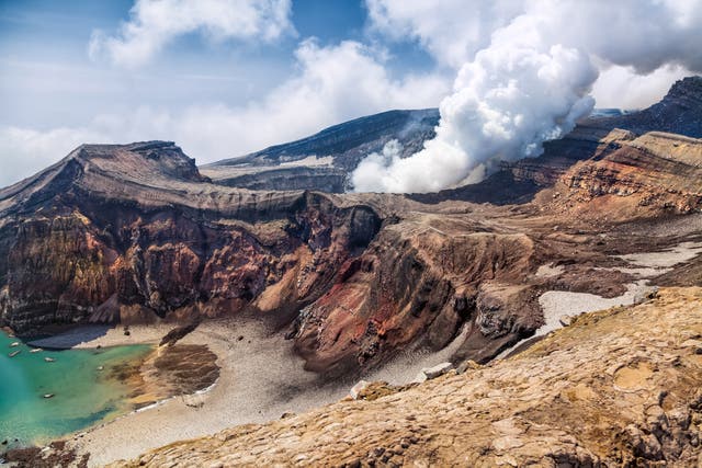 The Koryaksky Volcano in the Kamchatka peninsula