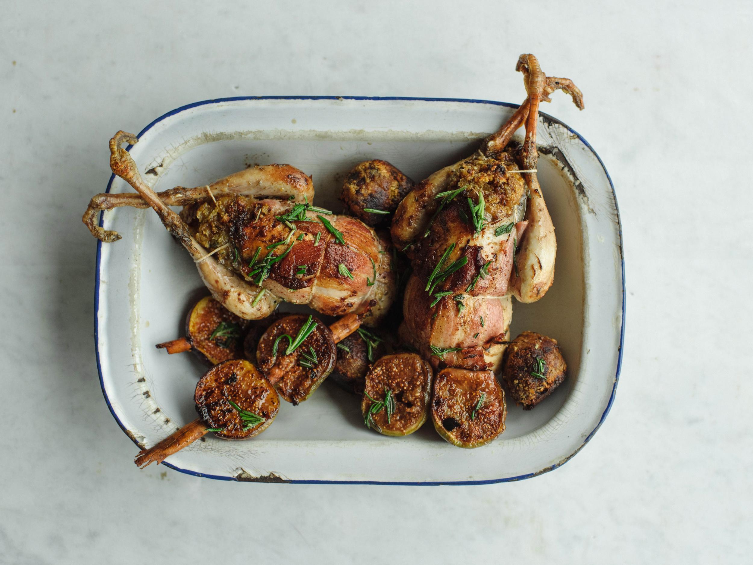 Tom Kitchin’s partridge, juniper and oats dish